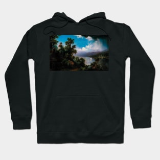 Tropical coast overlook Hoodie